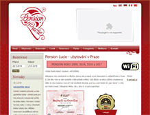 Tablet Screenshot of pensionlucie.cz
